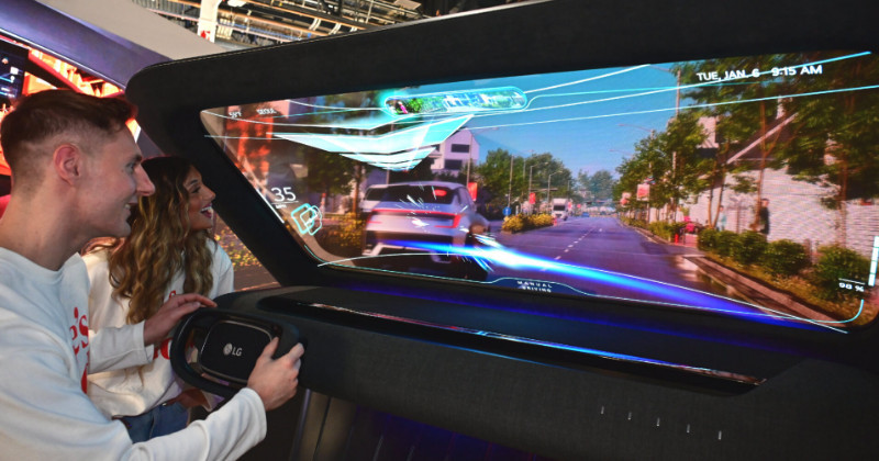 차량용 디스플레이 솔루션 시연 / LG전자 뉴스룸