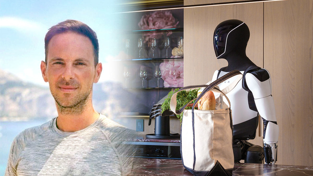 밀란 코박과 테슬라 옵티머스. / 현대자동차그룹, 테슬라