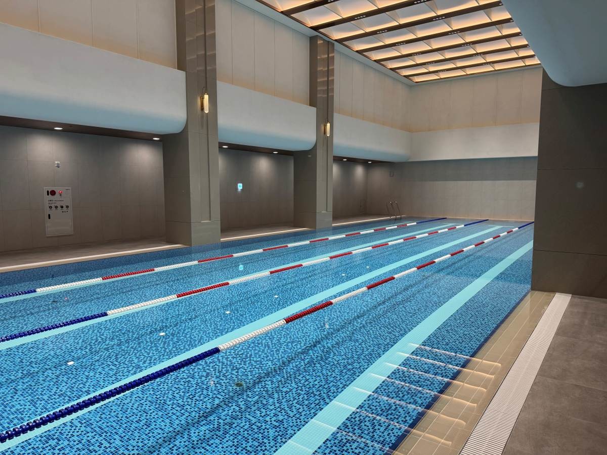 잠실 르엘 커뮤니티 시설 수영장 / 롯데건설 제공