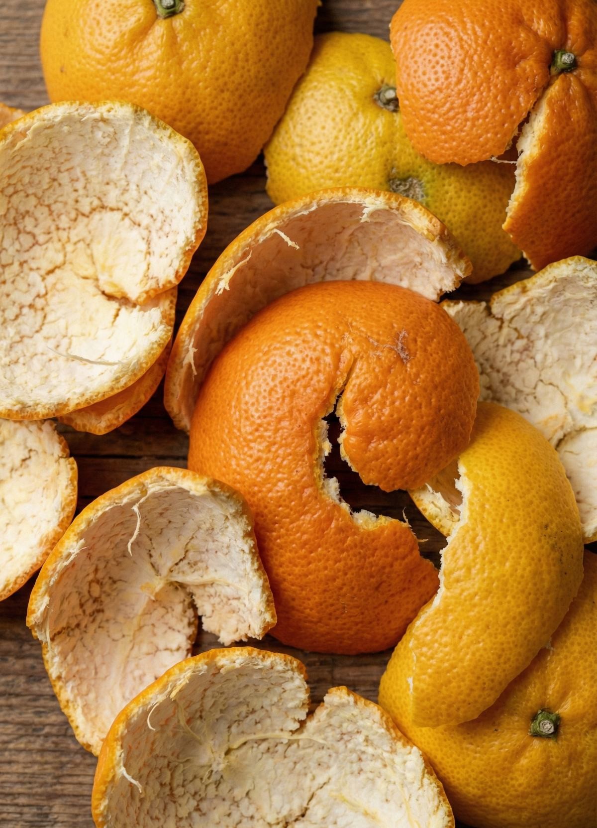 '은근 생활 곳곳 참 유용한 귤껍질' 기사 내용 토대로 AI툴 활용해 제작한 자료사진.