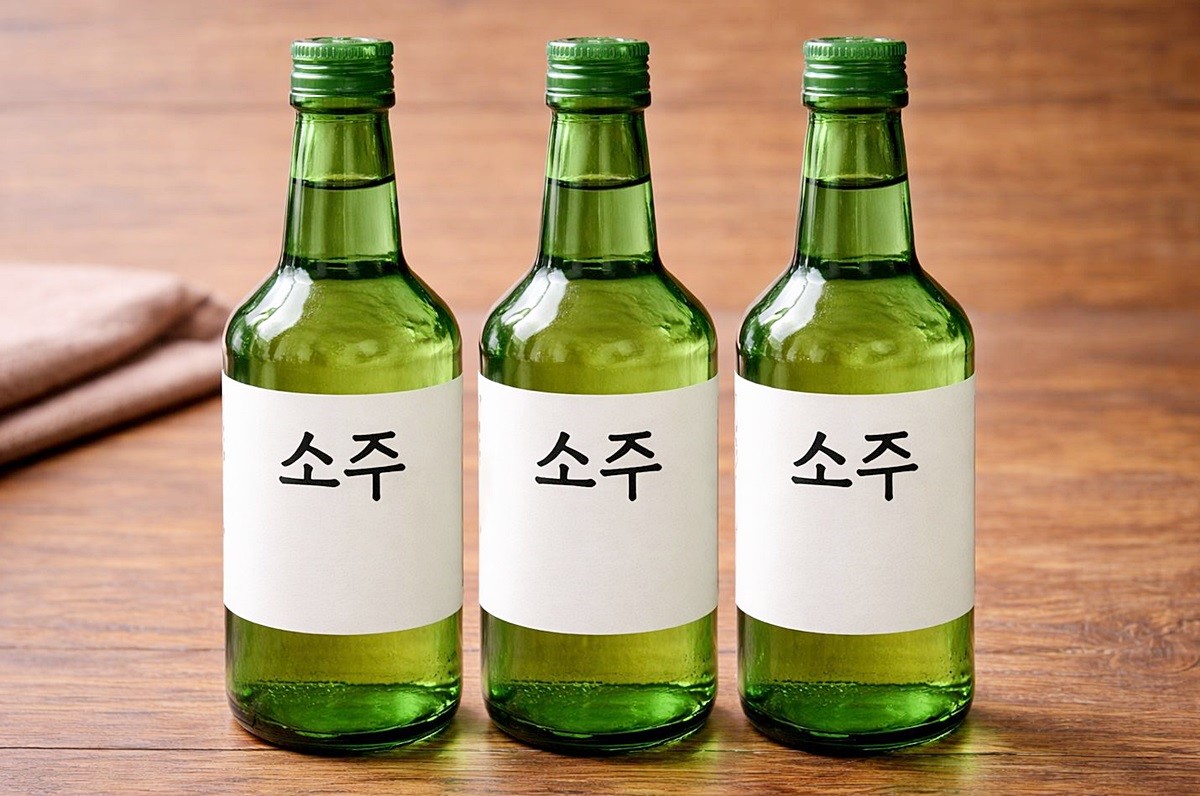 소주병 모습. 기사 이해를 돕기 위해 AI를 활용해 제작한 자료 사진입니다. 실제 모습과 다소 차이가 있을 수 있습니다.