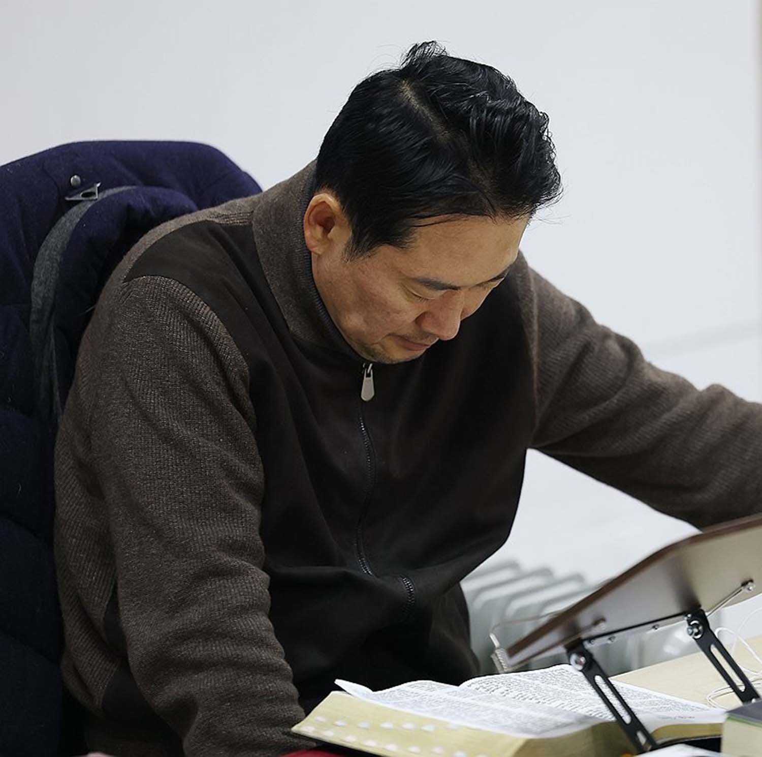 단식 농성 중인 장동혁 국민의힘 대표. / 뉴스1