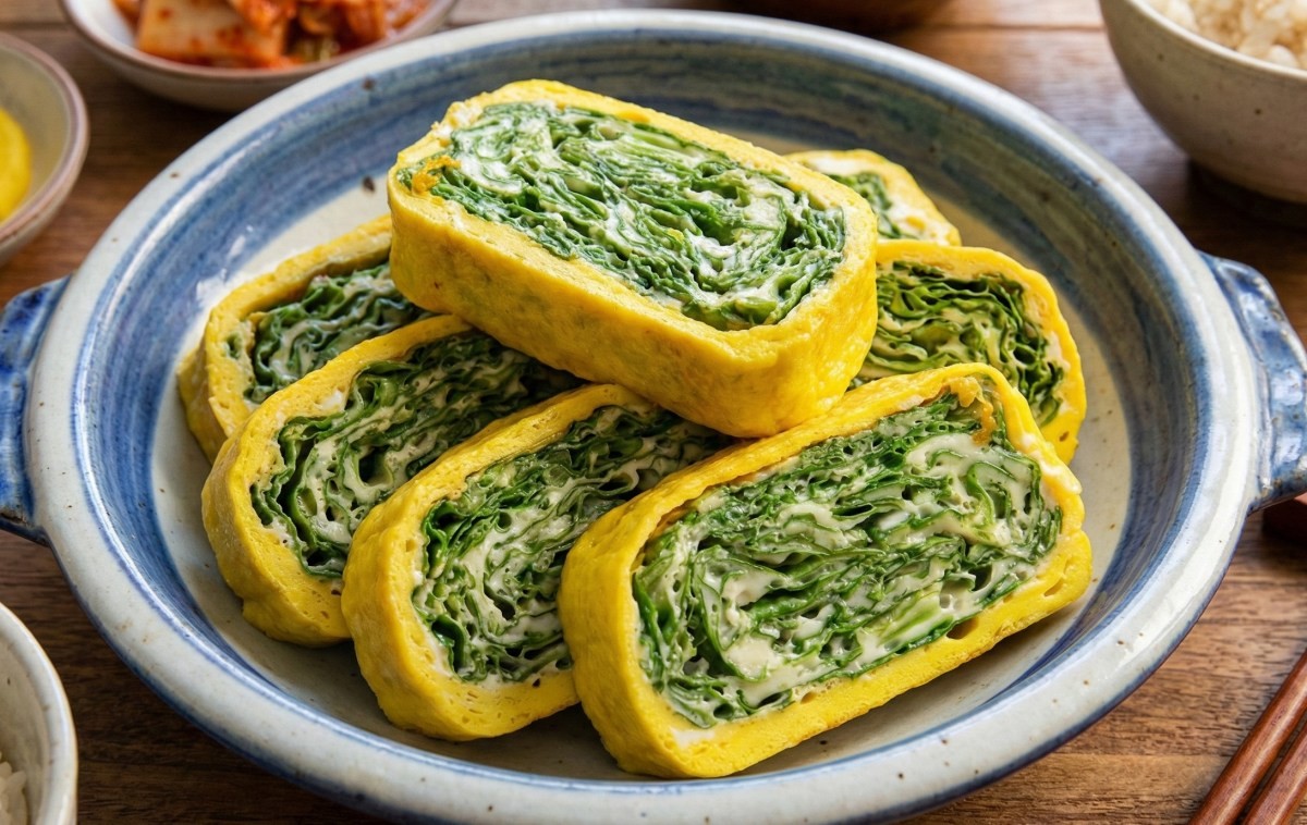 AI로 생성한 상추 계란말이 자료사진.