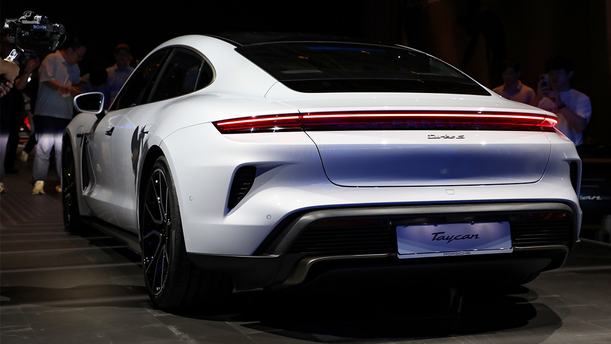 포르쉐의 전기차 타이칸. / 권혁재 PD