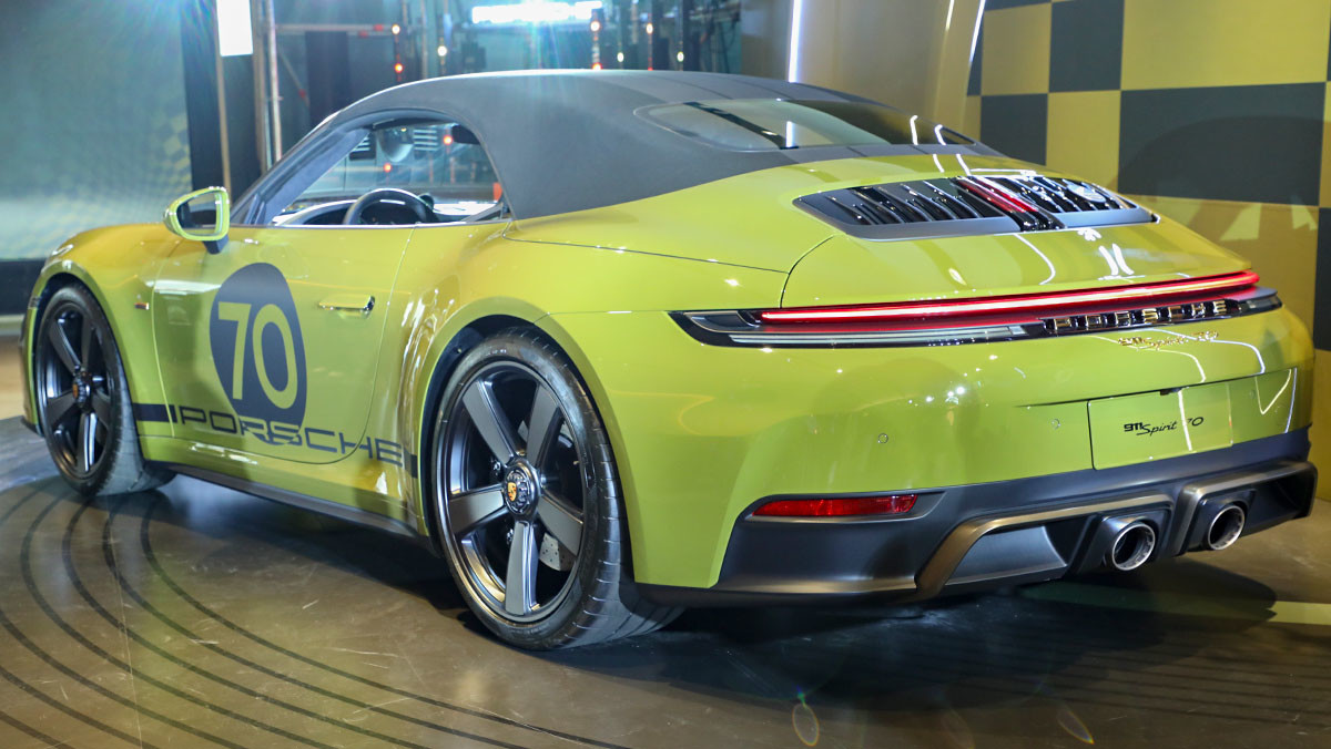 포르쉐 911 GTS 기반의 한정판 모델 스피릿 70. / 권혁재 PD