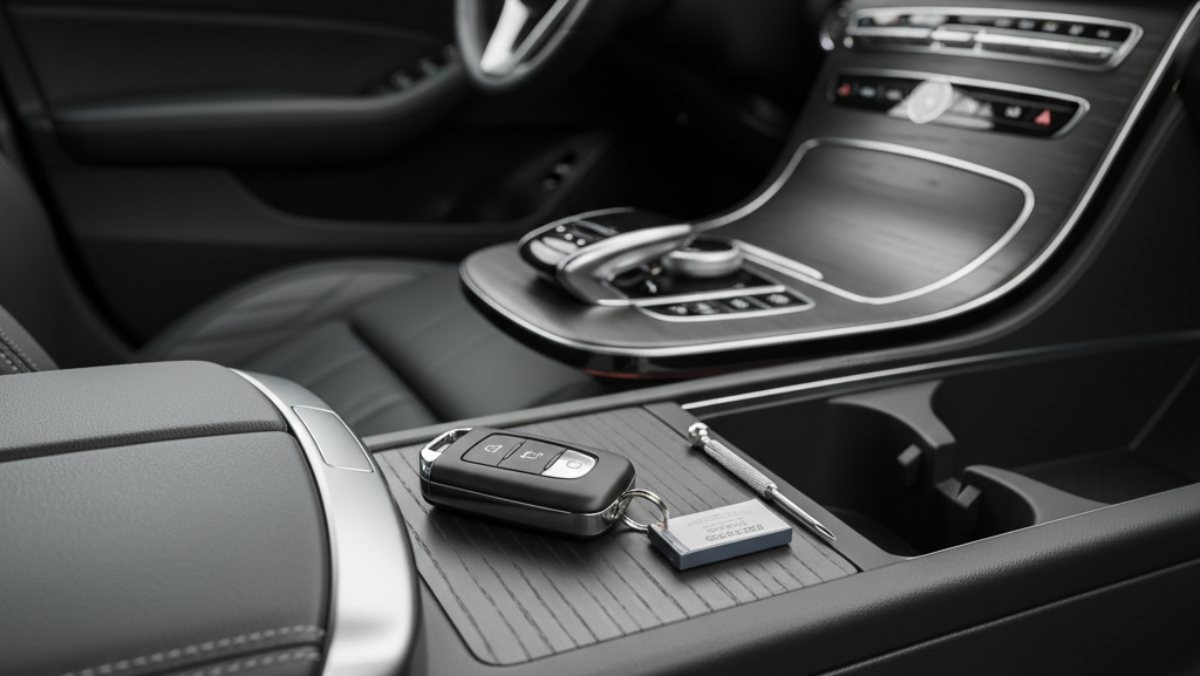 자동차 내부 사진 (AI로 제작됨)