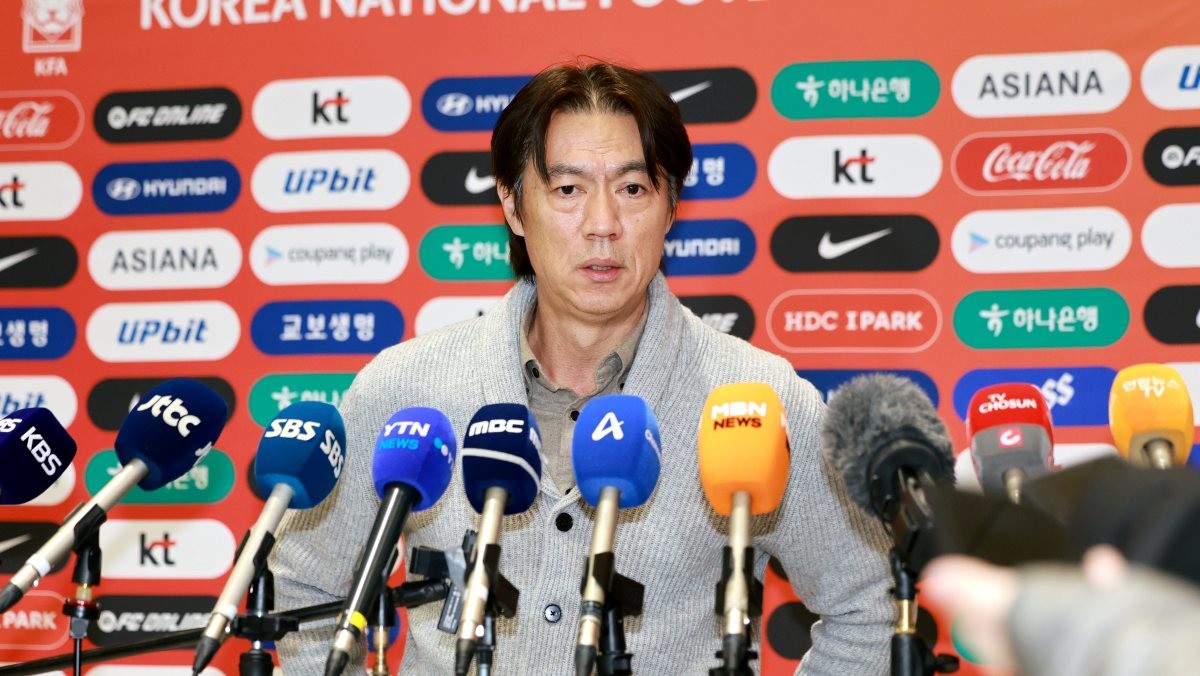 멕시코 베이스캠프 답사 마치고 귀국한 홍명보 / 뉴스1