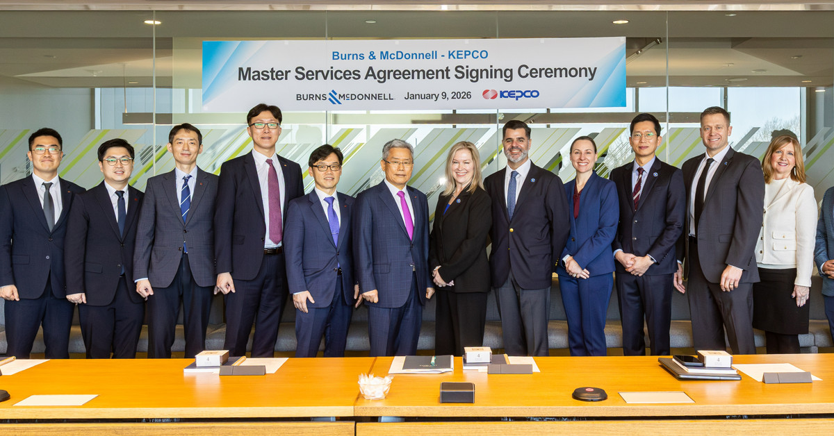 한전, 번스앤맥도널 단체 / 한국전력 보도자료