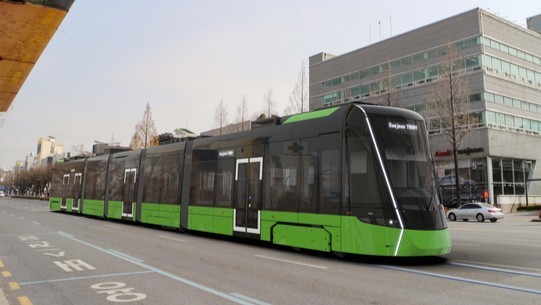 트램 이미지(한밭대로)