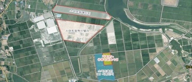 전남 고흥군  도덕면 신양리 일원  '가축분뇨 공동자원화' 시설 위치도/고흥군