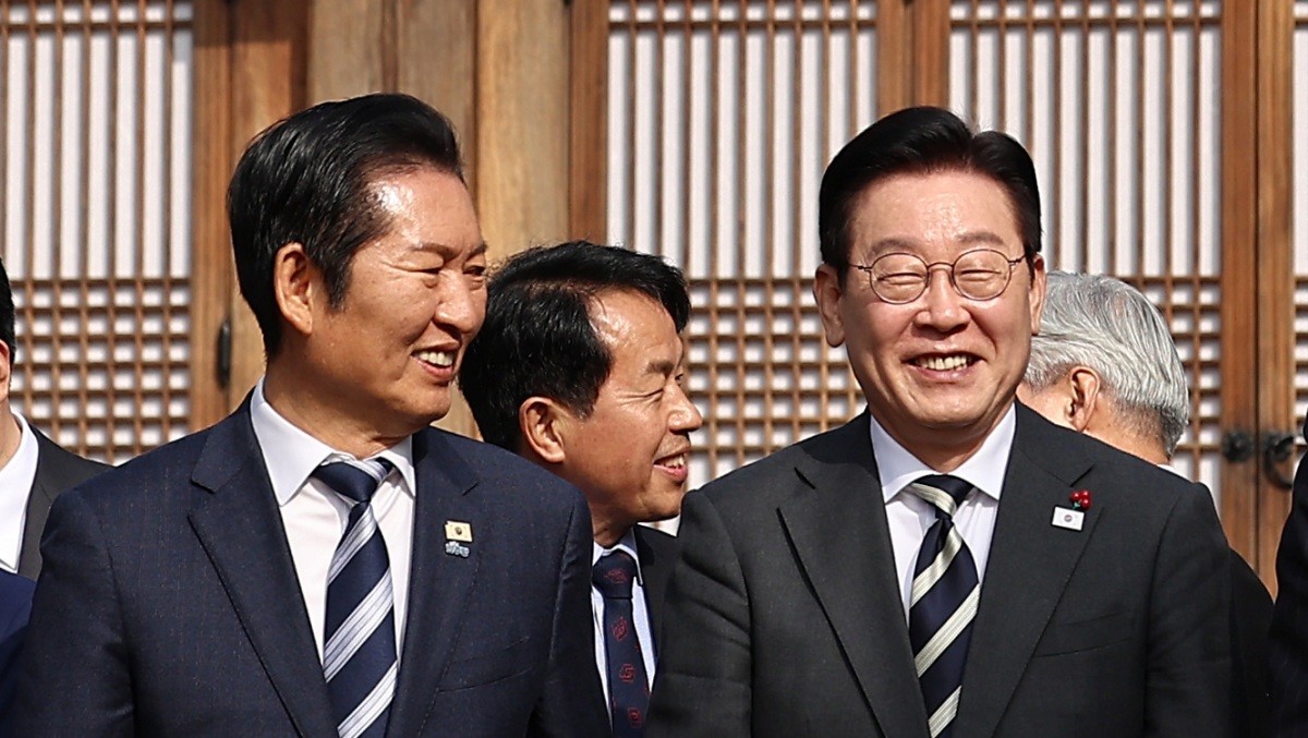 이재명 대통령과 정청래 더불어민주당 대표 / 뉴스1