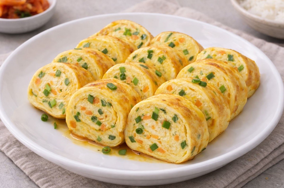 맛있게 완성된 계란말이 모습. 기사 이해를 돕기 위해 AI를 활용해 제작한 자료 사진입니다.