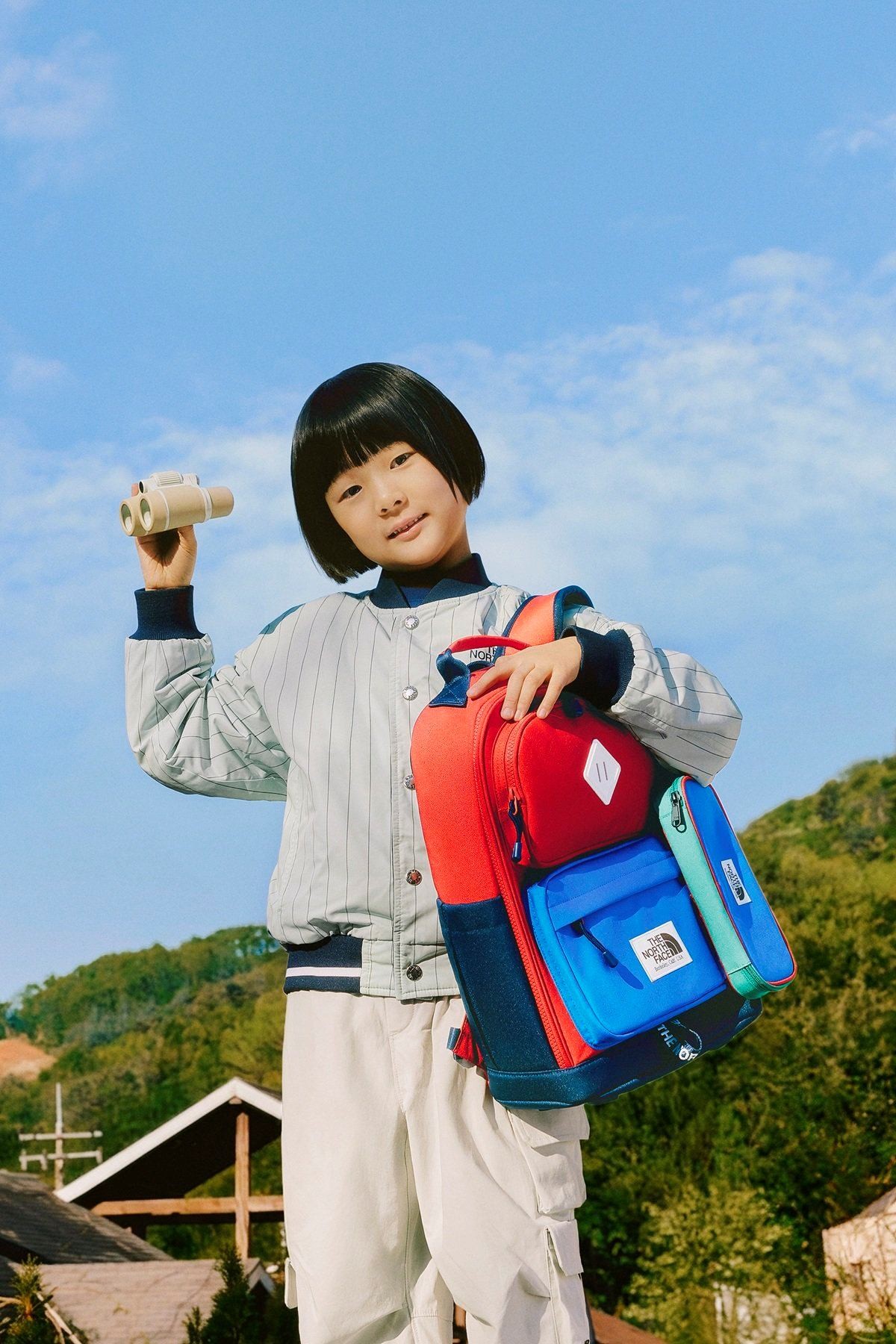 '키즈 헤리티지 스쿨 팩' 착용한 홍보대사 이준 / 영원아웃도어 제공