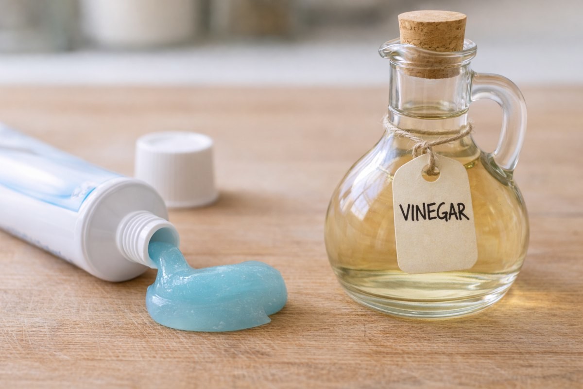 치약과 식초 / 기사 내용을 바탕으로 제작한 AI 이미지