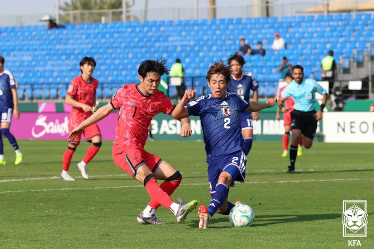 이민성호가 2026 아시아축구연맹(AFC) U-23 아시안컵 준결승에서 일본에 무릎을 꿇었다. / 뉴스1