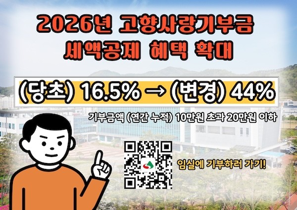 주민 체감형 고향사랑기부 전환 / 임실군