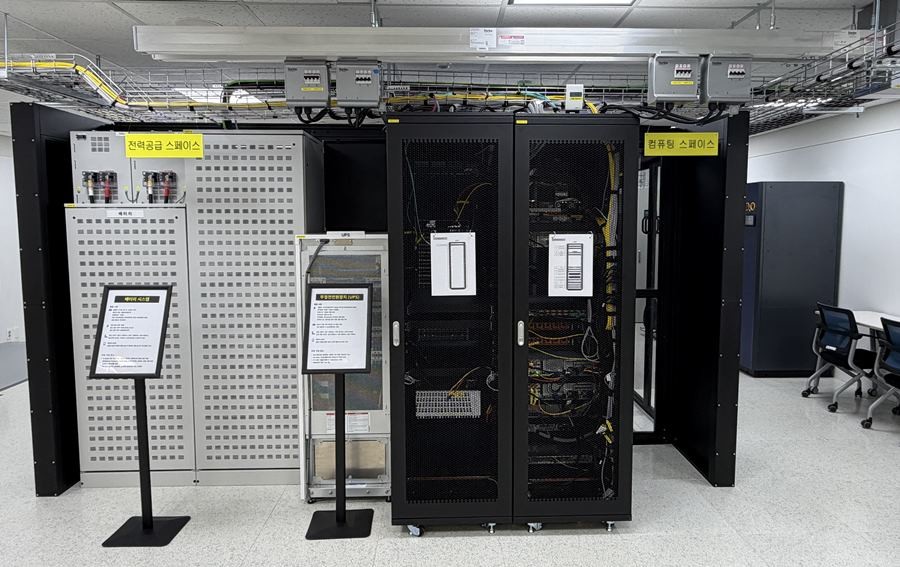 데이터센터의 테스트베드 장비 / 포항TP 제공
