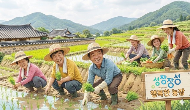 장성군이 지역 민박업소를 활용해 외국인 계절근로자 숙소를 지원한다. 장성군 제공 AI 이미지.