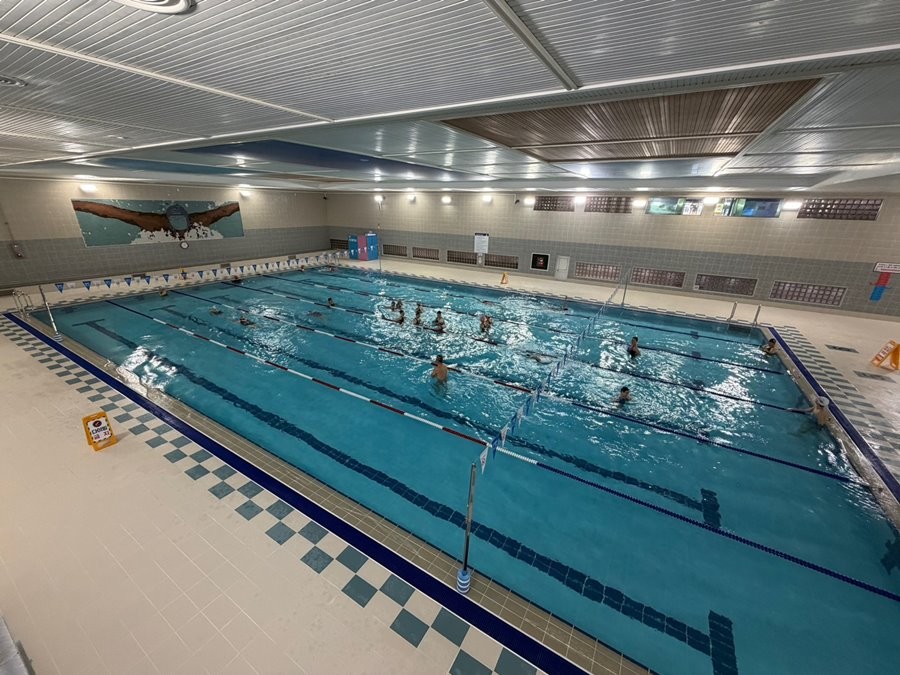 구미도시공사 공공수영장 내부 전경. / 구미도시공사 제공