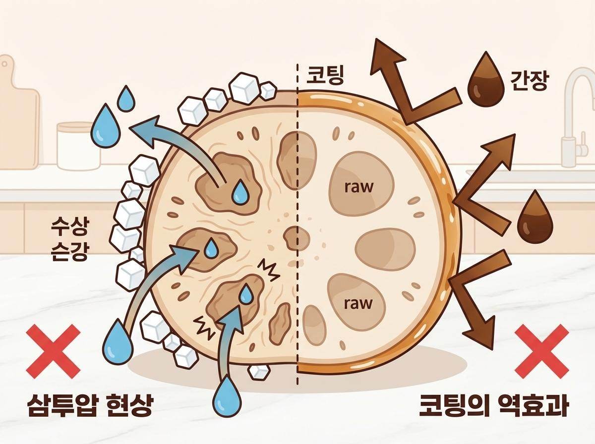'연근조림 속 과학?!' 기사 내용 토대로 AI툴 활용해 제작한 자료사진.