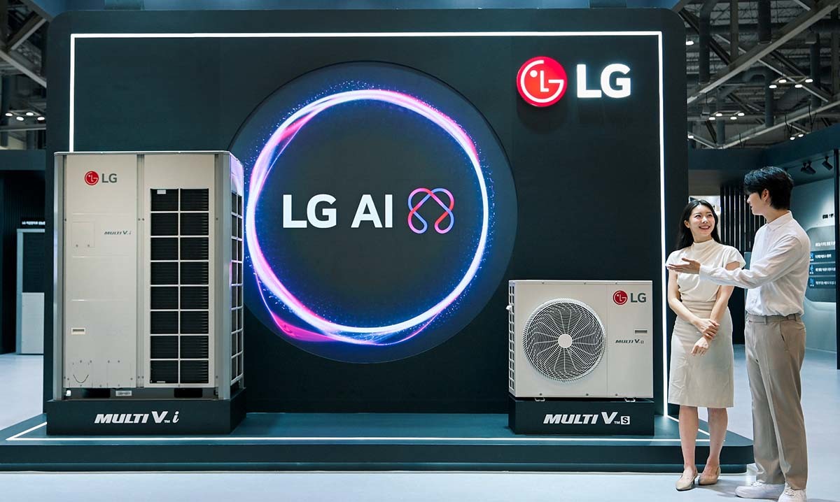 LG전자가 기후산업국제박람회에서 AI 기반 고효율 HVAC 설루션을 선보이고 있다. / LG 제공