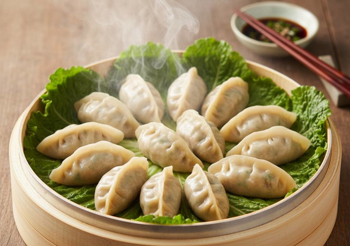 만두 사진 (AI로 제작됨)