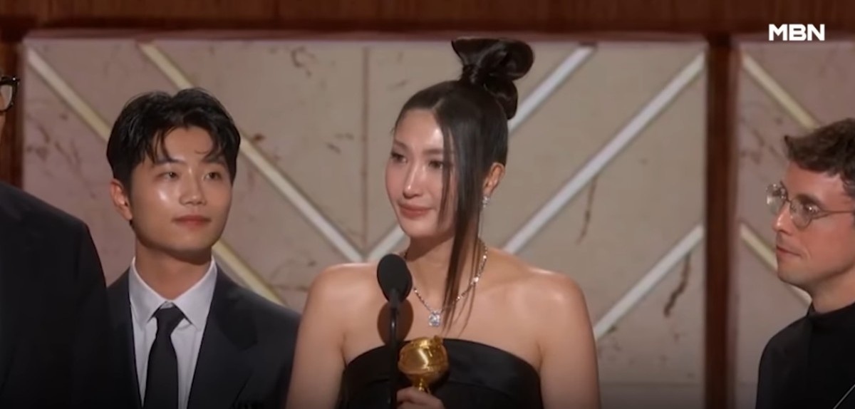 '골든글로브'에서 수상 소감 전하는 이재 / 유튜브 'MBN News'
