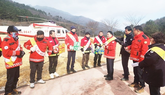 보성군은 2026년 산불 대응태세 점검 및 예방 캠페인을 전개했다
