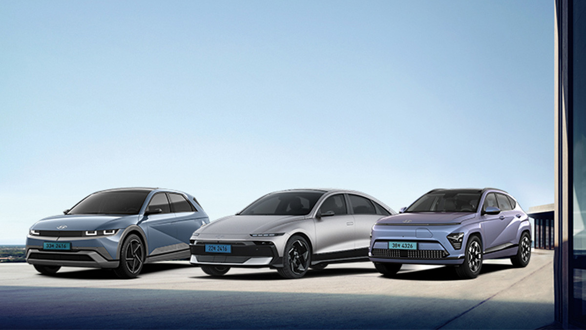 현대 EV 부담 다운 프로모션 대상 차량. / 현대자동차