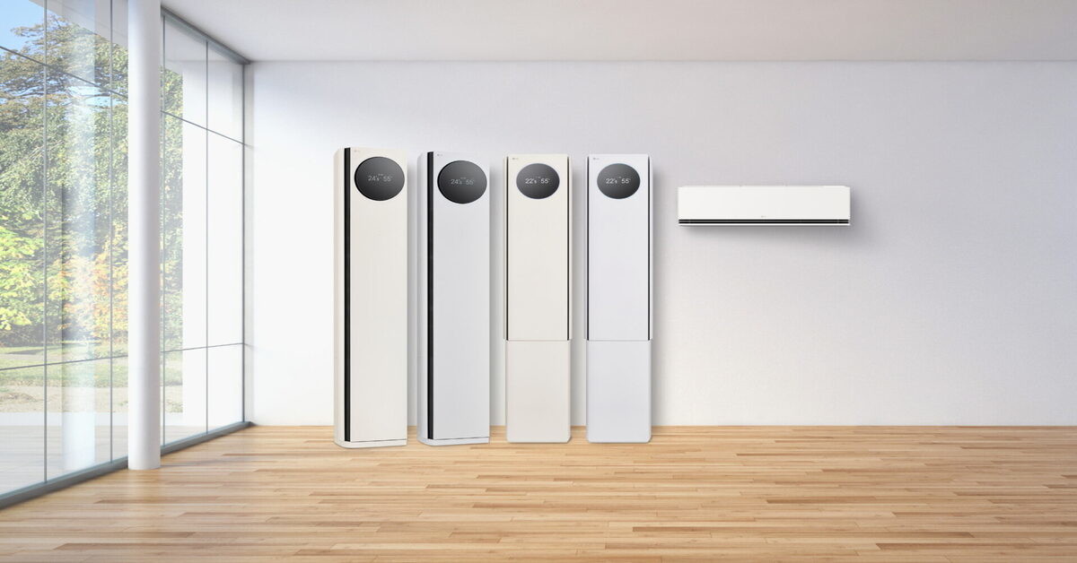 LG 휘센 오브제컬렉션 타워에어컨 / LG전자 뉴스룸