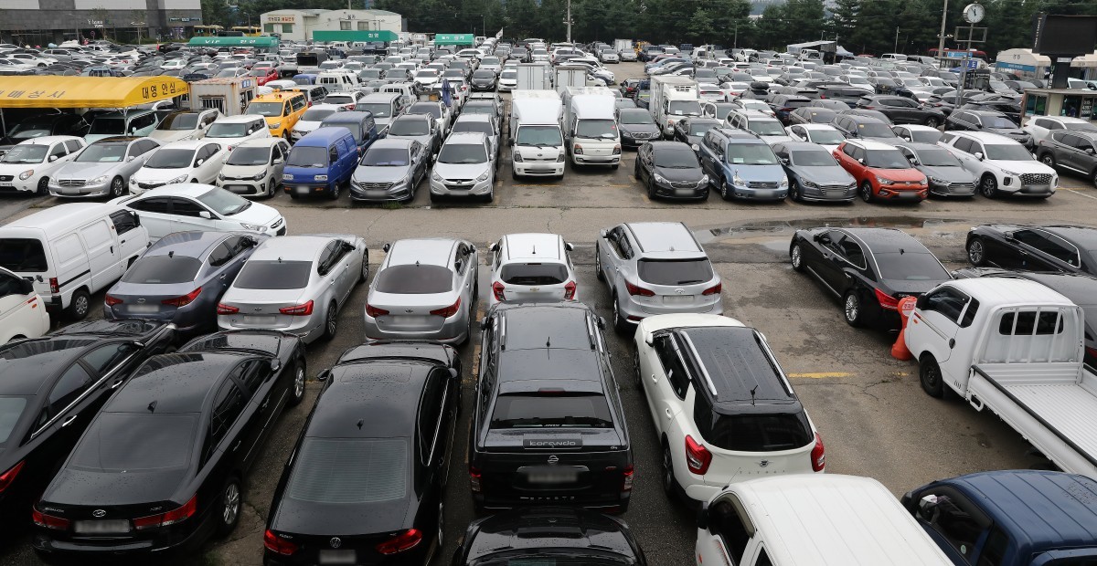 중고차매매단지. 기사의 이해를 돕기 위한 사진 / 뉴스1