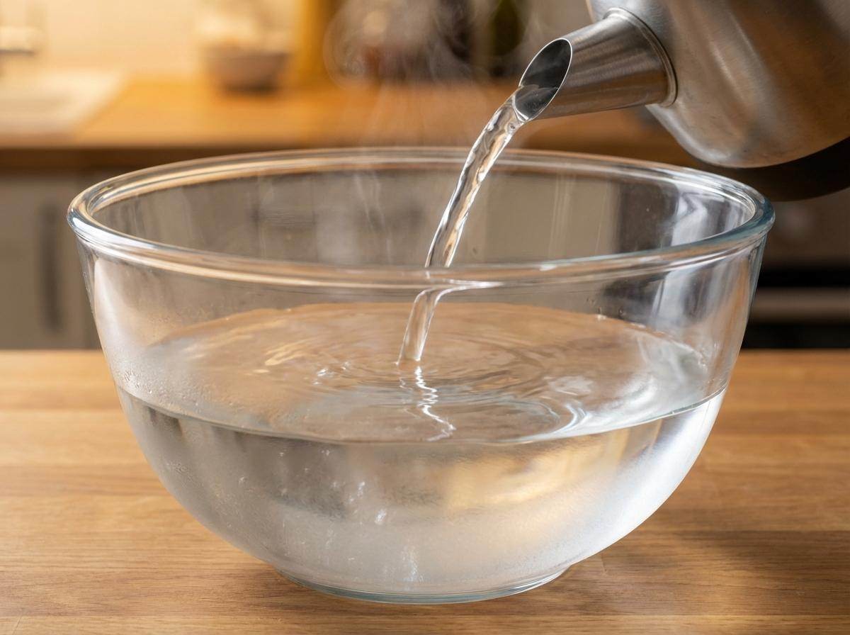 미지근한 물. 기사 내용 토대로 AI툴 활용해 제작한 자료사진.