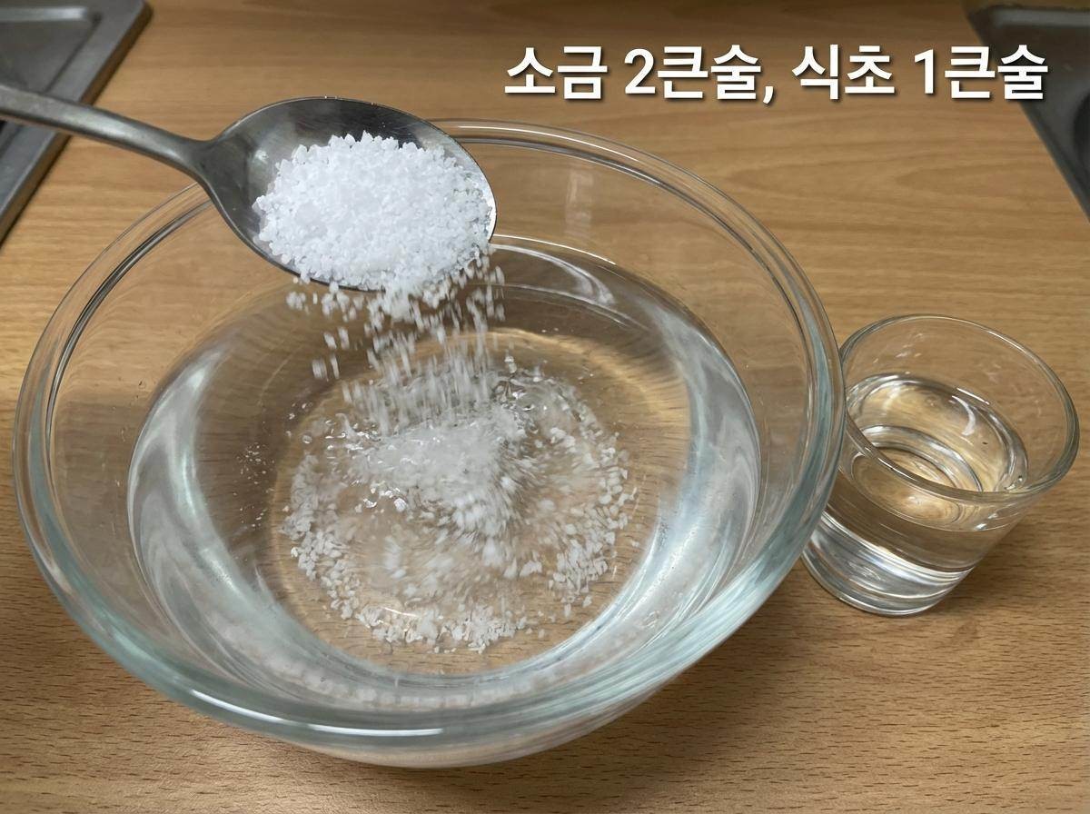 '소금과 식초가 생선 해동에?!' 기사 내용 토대로 AI툴 활용해 제작한 자료사진.