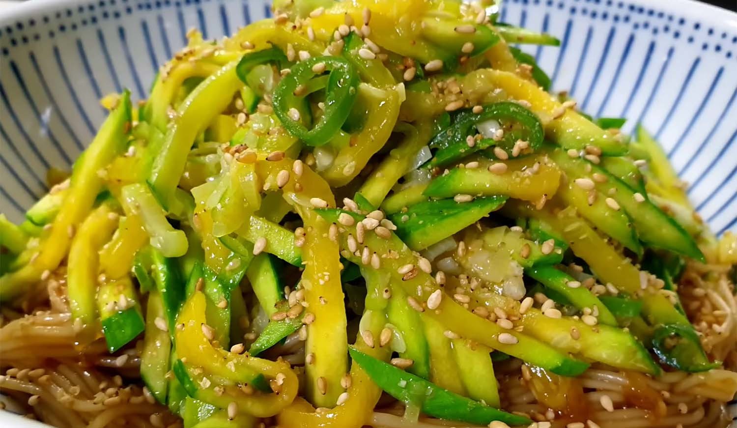 애호박 간장 국수 / '소소황 Cook & Eat' 유튜브