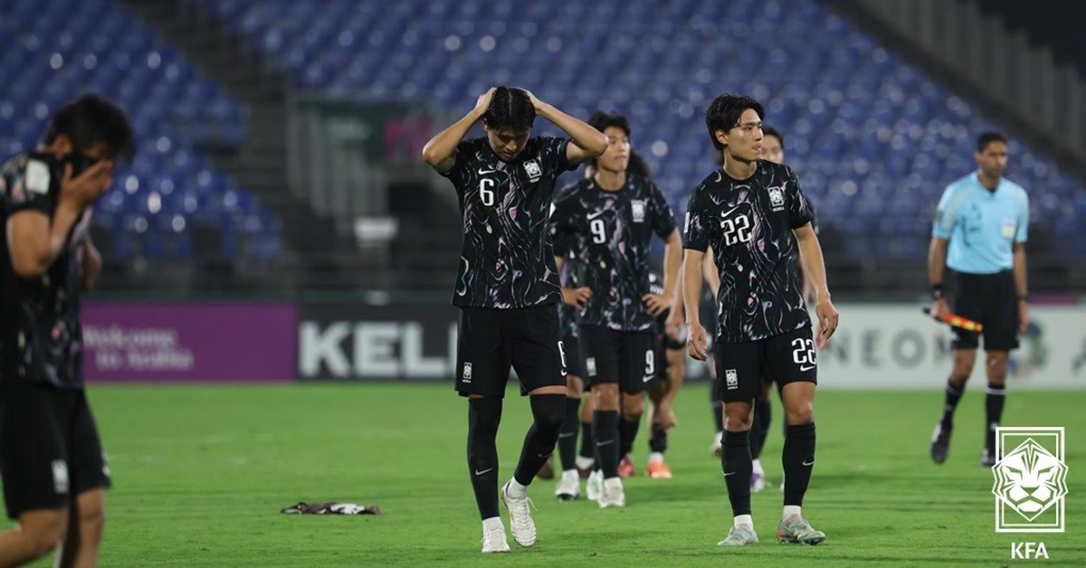 한국 U-23 남자 축구대표팀이 10명으로 뛴 베트남에 승부차기로 무릎을 꿇으며 대회를 4위로 마감했다. / 뉴스1