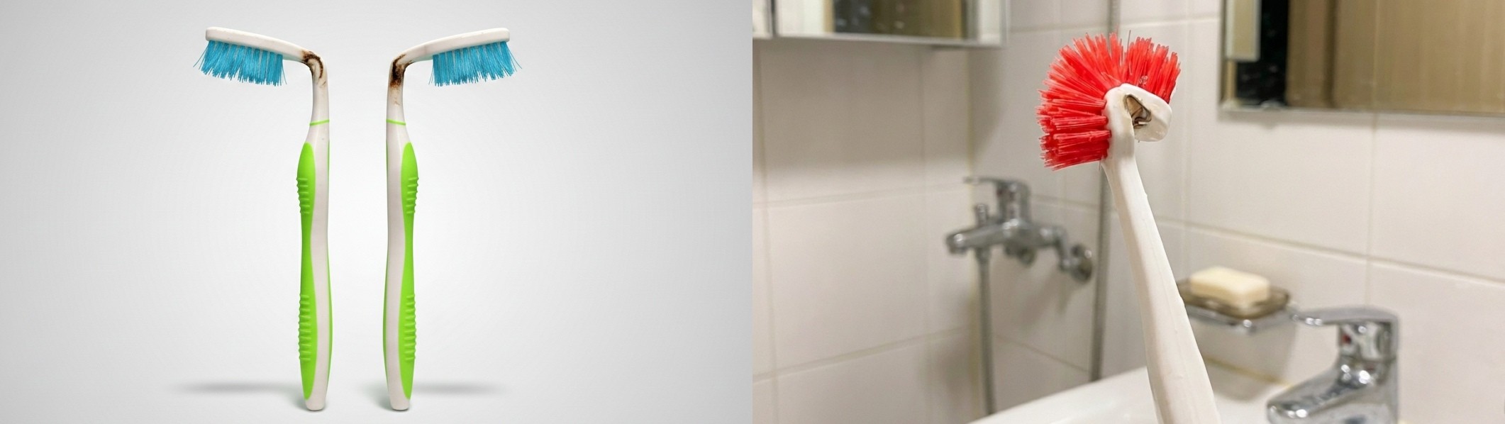 칫솔 헤드를 가열해 살짝 녹인 뒤 'ㄱ' 형태로 안쪽 혹은 바깥쪽을 구부리면 미세한 곳을 청소할 수 있는 솔로 활용할 수 있다. AI툴로 생성한 자료사진.