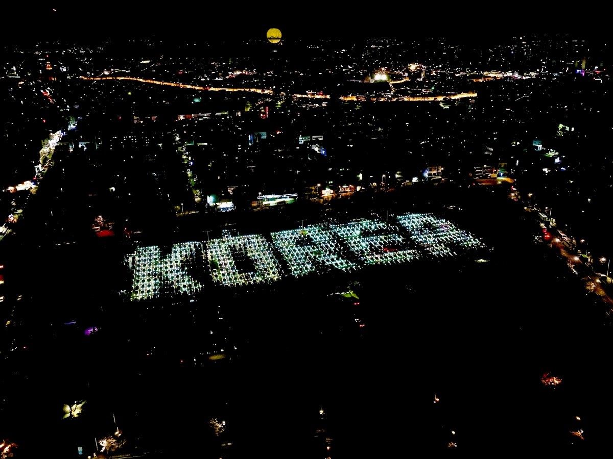 테슬라 K-라이트쇼 / 한화호텔앤드리조트 제공