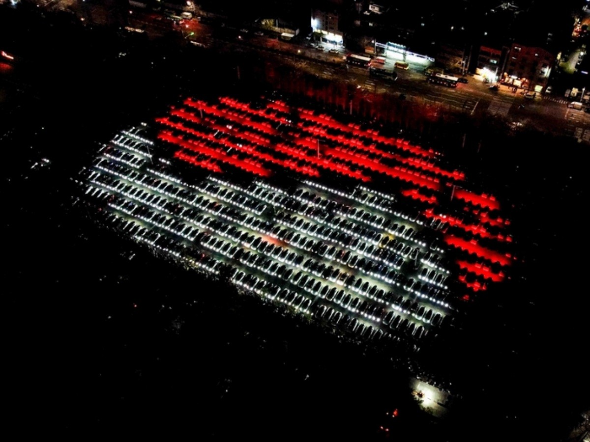 테슬라 K-라이트쇼 / 한화호텔앤드리조트 제공