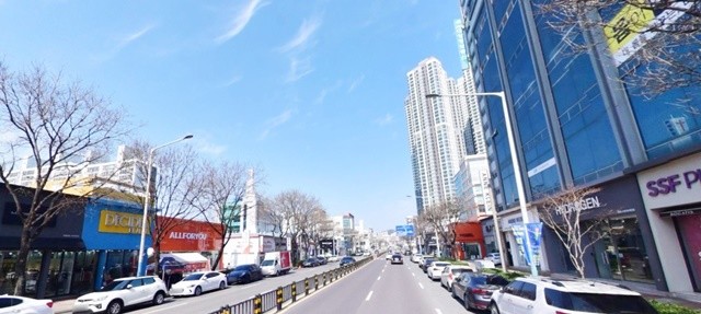 상동 패션거리 골목형상점가 거리