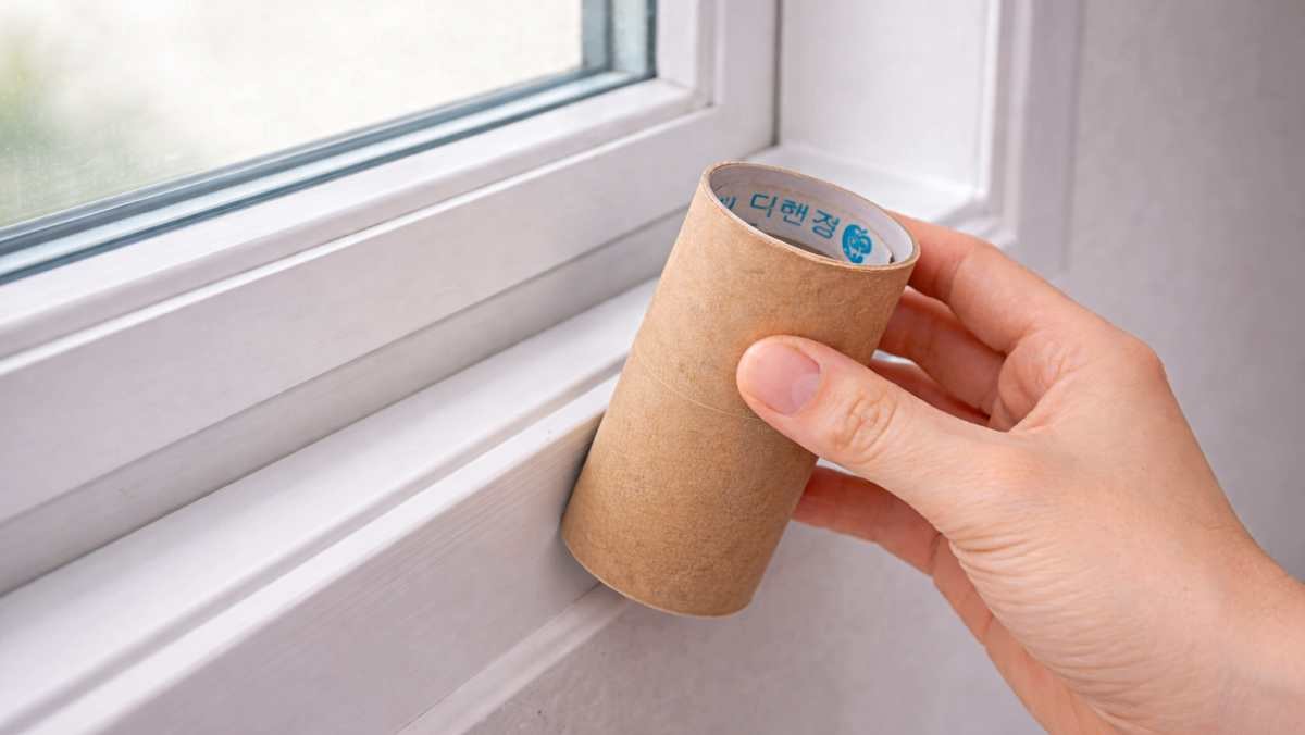 '휴지심을 창틀에?!' 기사 내용 토대로 AI툴 활용해 제작한 자료사진.