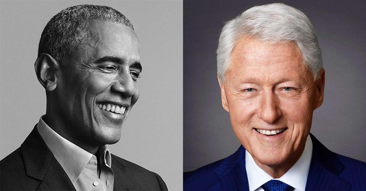 버락 오바마, 빌 클린턴 전 미국 대통령. / 두 사람 페이스북