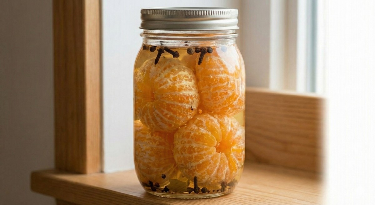 완성된 귤 피클 / AI 생성 이미지