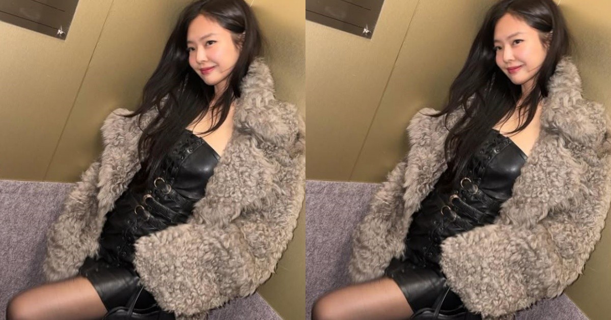 모피 코트를 입은 블랙핑크 제니 / 제니 인스타그램