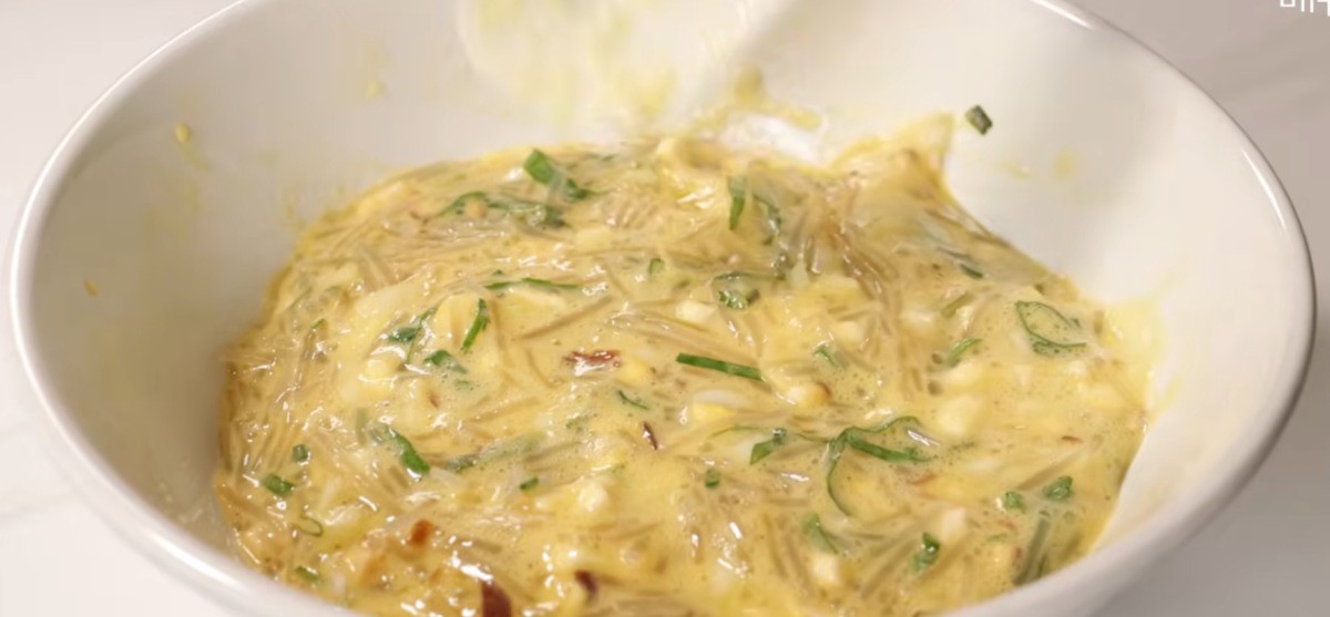 맛있게 만들어진 반죽 / 유튜브 '맛난메뉴'