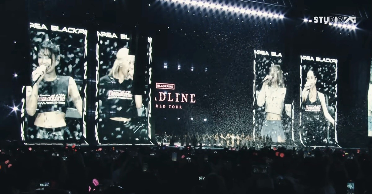 블랙핑크 월드투어 인 방콕 엔딩 장면 / 유튜브 '블랙핑크'