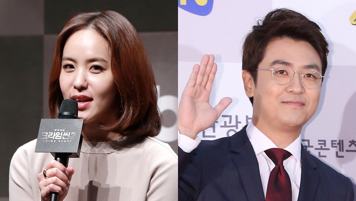 방송인 박지윤, 최동석 / 뉴스1