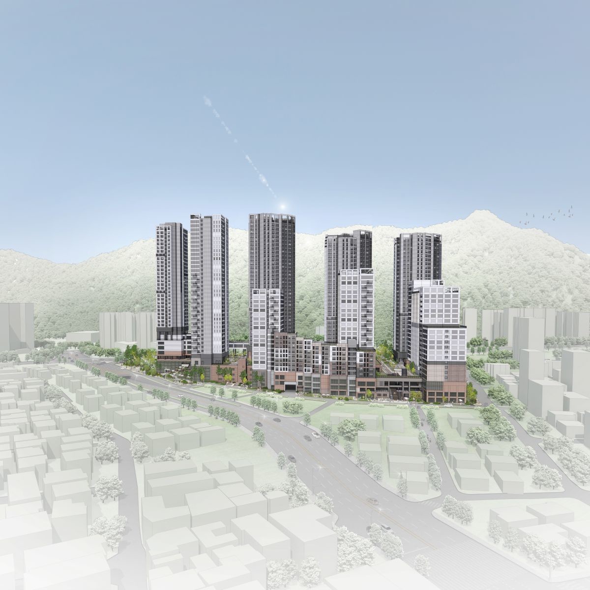 사가정역 인근 도심 공공주택 조감도 / 서울시 제공-뉴스1