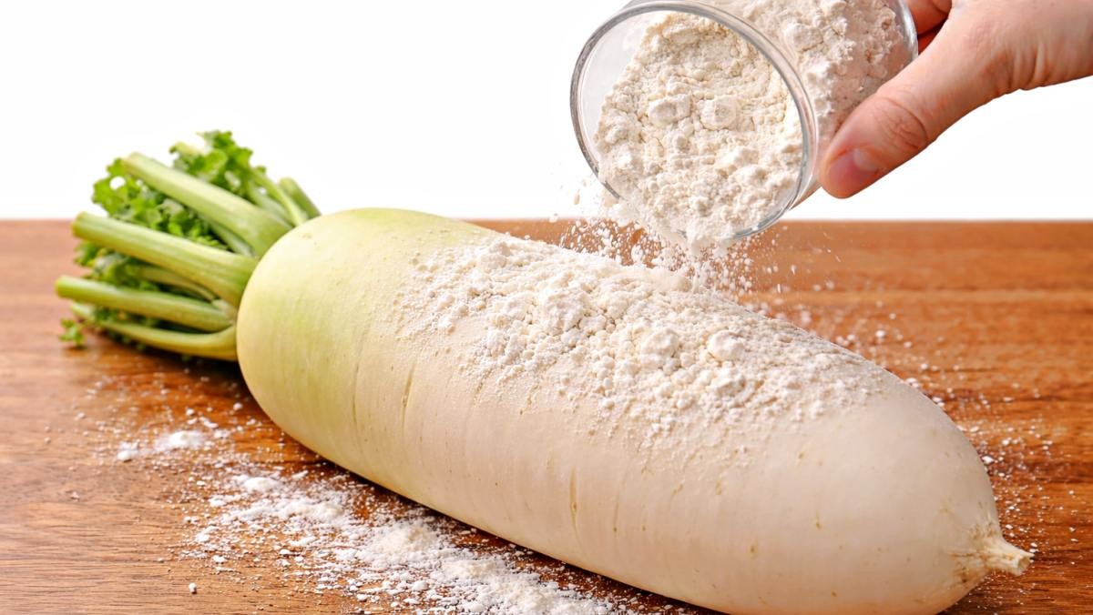 '겨울 무에 튀김가루 1컵을?!' 기사 내용 토대로 AI툴 활용해 제작한 자료사진.