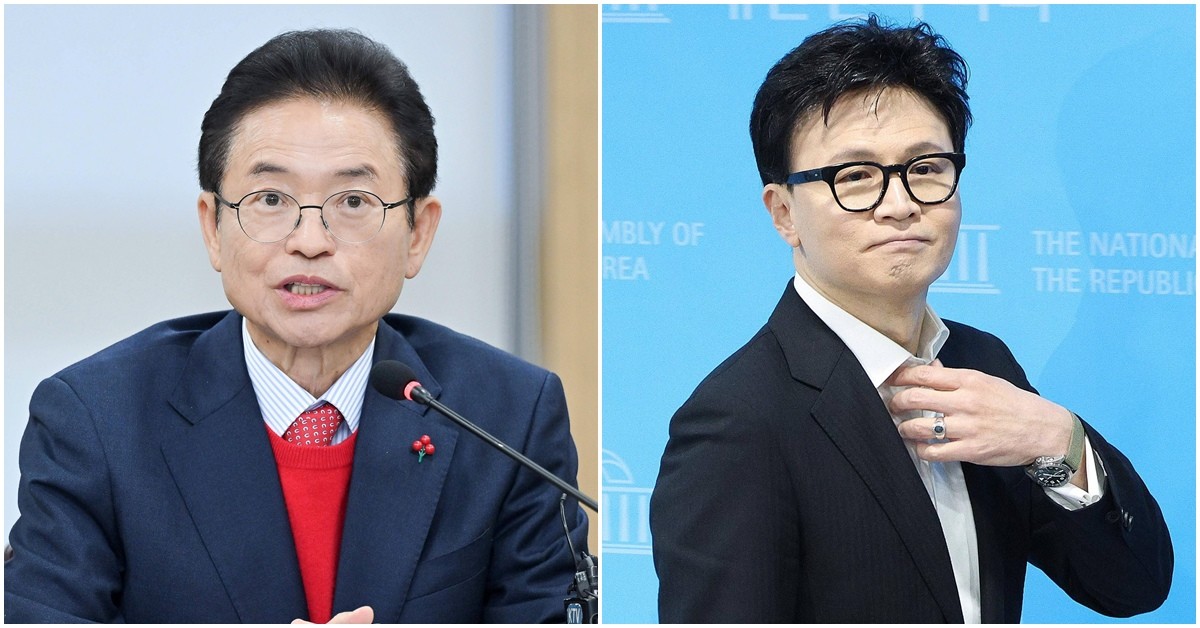 이철우 경북지사(왼쪽)와 한동훈 전 국민의힘 대표. / 뉴스1