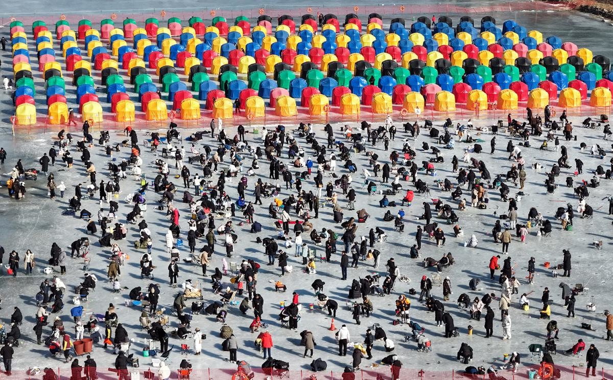 강원도 평창군 진부면 오대천 일원에 열린 평창송어축제. / 뉴스1